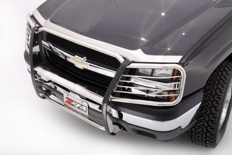 AVS 03-05 Chevy Silverado 1500 Aeroskin Low Profile Acrylic Hood Shield - Smoke