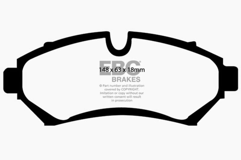 EBC 98-04 Cadillac Seville 4.6 Greenstuff Front Brake Pads