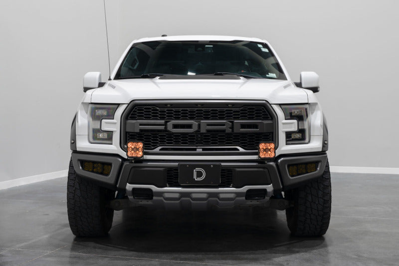 Diode Dynamics 17-20 Ford Raptor SS5 Bumper LED Pod Light Kit - Pro White Combo