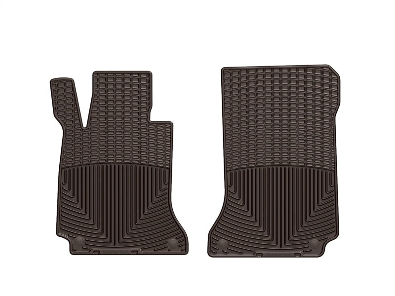 WeatherTech 2008-2014 Mercedes-Benz C-Class Front Rubber Mats - Cocoa