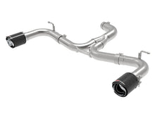 Load image into Gallery viewer, aFe MACH Force-Xp 3in to 2-1/2in Stainless Steel Axle-Back Exhaust Carbon - 15-17 Volkswagen GTI