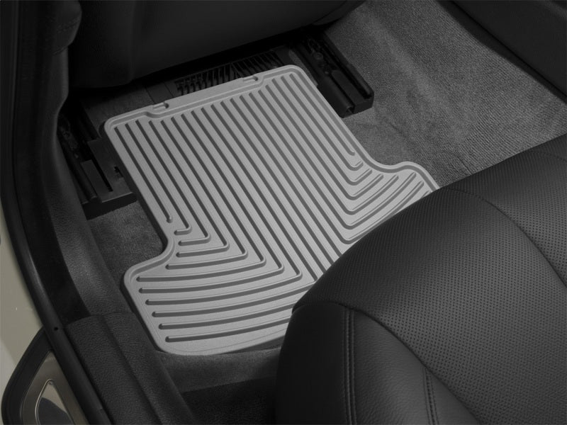 WeatherTech 14-16 BMW 5-Series Rear Rubber Mats - Grey