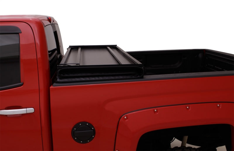 Lund 14-17 Toyota Tundra Fleetside (6.5ft. Bed) Hard Fold Tonneau Cover - Black