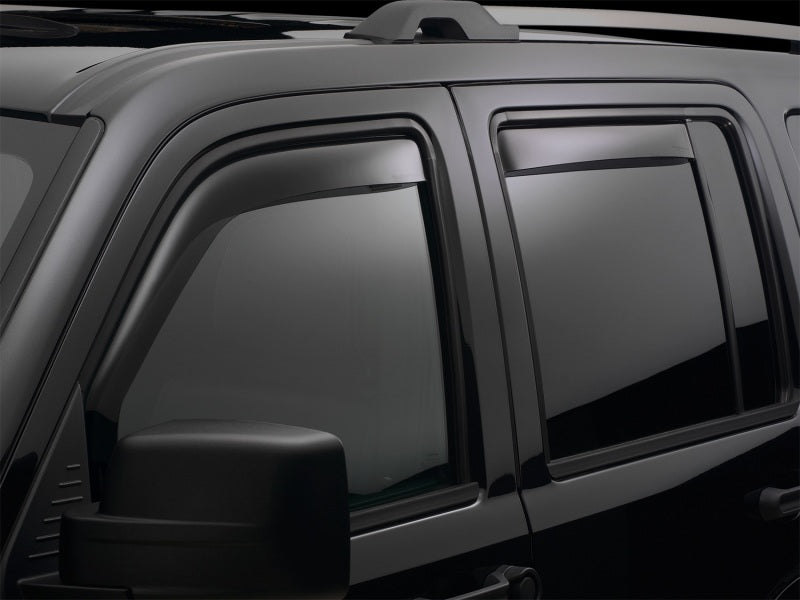 WeatherTech 95-02 Lincoln Continental Front&Rear Side Window Deflectors - Dark Smoke