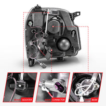 Load image into Gallery viewer, ANZO 2007-2014 GMC Yukon Projector Headlights w/ Halo Chrome (CCFL)