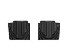 Load image into Gallery viewer, WeatherTech 06+ Lincoln MKZ Rear Rubber Mats - Black