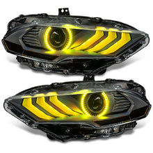 Load image into Gallery viewer, Oracle Lighting 18-23 Ford Mustang Dynamic ColorSHIFT LED Headlights - Black Series