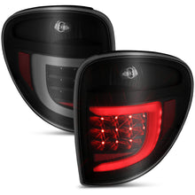 Load image into Gallery viewer, ANZO 2004-2007 Dodge Grand Caravan LED Tail Lights w/ Light Bar Black Housing Smoke Lens