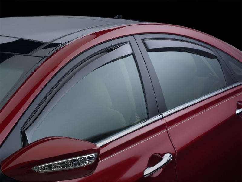 WeatherTech 2013+ Acura ILX Front and Rear Side Window Deflectors - Dark Smoke