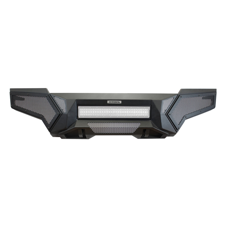 Go Rhino 16-21 Toyota Tacoma Element Front Bumper with Fixed Light Bar Mount Textured Black