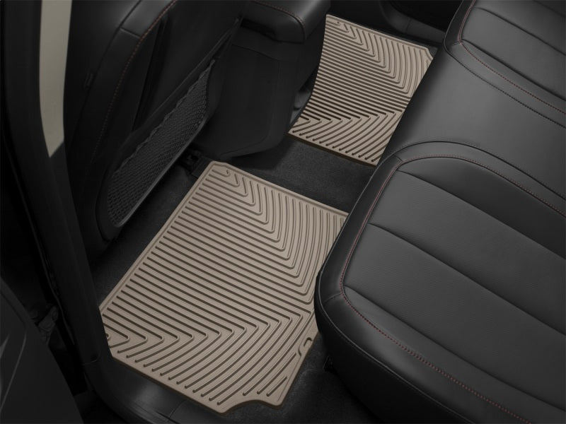 WeatherTech 2021+ Ford F-150 SuperCrew/Raptor Rear Rubber Mats - Tan