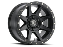 Load image into Gallery viewer, ICON Rebound 17x8.5 6x120 0mm Offset 4.75in BS 67mm Bore Satin Black Wheel