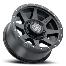 Load image into Gallery viewer, ICON Rebound HD 18x9 8x6.5 12mm Offset 5.5in BS 121.4mm Bore Satin Black Wheel