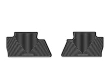 Load image into Gallery viewer, WeatherTech 14+ Chevrolet Silverado Rear Rubber Mats - Black