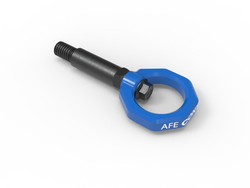 aFe Control Front Tow Hook Blue 20-21 Toyota GR Supra (A90)