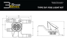 Load image into Gallery viewer, Diode Dynamics SS3 Max Type SV1 Kit ABL - Yellow SAE Fog