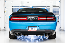 Load image into Gallery viewer, AWE Tuning 2015+ Dodge Challenger 6.4L/6.2L Non-Resonated Touring Edition Exhaust - Quad Silver Tips