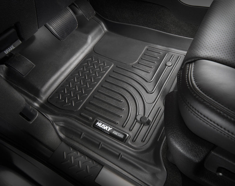 Husky Liners 2012 Toyota Tundra/Sequoia WeatherBeater Black Floor Liners