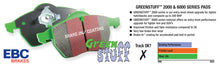 Load image into Gallery viewer, EBC 05-06 Mercedes-Benz G55 AMG 5.4 Supercharged Greenstuff Front Brake Pads