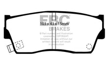 Load image into Gallery viewer, EBC 98-00 Chevrolet Tracker 1.6 (2 Door) Greenstuff Front Brake Pads