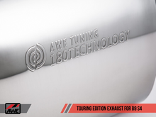 Load image into Gallery viewer, AWE Tuning Audi B9 S4 Touring Edition Exhaust - Non-Resonated (Silver 102mm Tips)