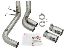 Load image into Gallery viewer, aFe Victory Series 4in 409-SS DPF-Back Exhaust w/ Dual Polished Tips 2017 GM Duramax V8-6.6L(td) L5P