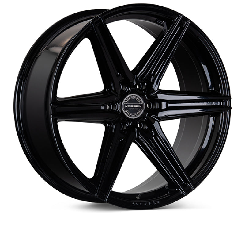 Vossen HF6-2 24x10 / 6x135 / ET25 / Deep Face / 87.1 - Gloss Black Wheel