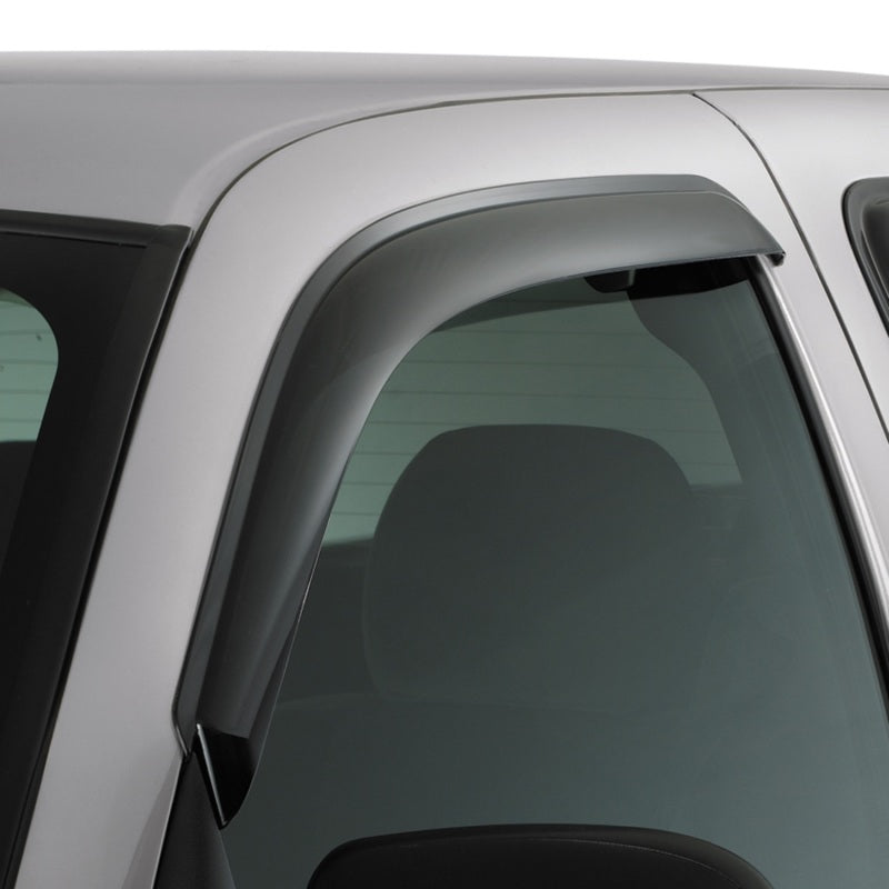 AVS 05-15 Toyota Tacoma Standard Cab Ventvisor Outside Mount Window Deflectors 2pc - Smoke