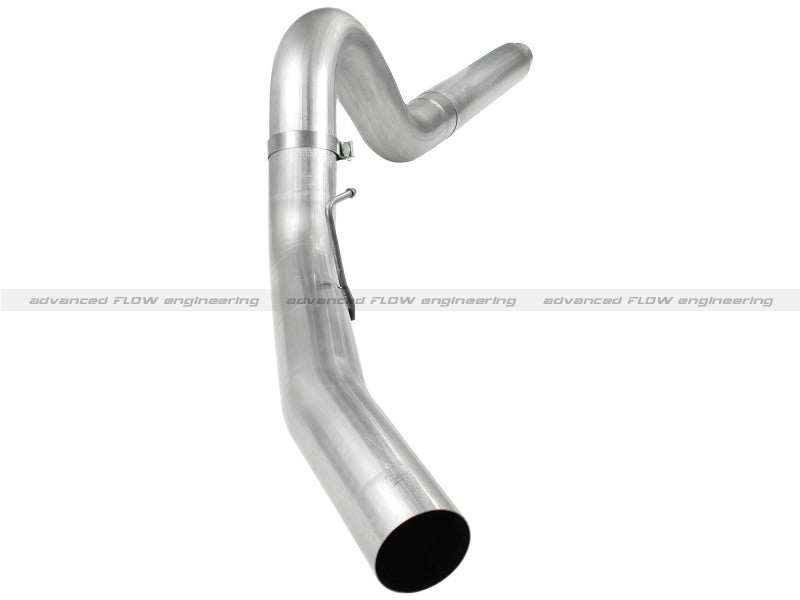 aFe Atlas 5in DPF-Back Aluminized Steel Exh Sys, Ford Diesel Trucks 08-10 V8-6.4L (td) No tip