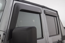 Load image into Gallery viewer, AVS 07-18 Jeep Wrangler (2 Door) Ventvisor &amp; Aeroskin Deflector Combo Kit - Matte Black