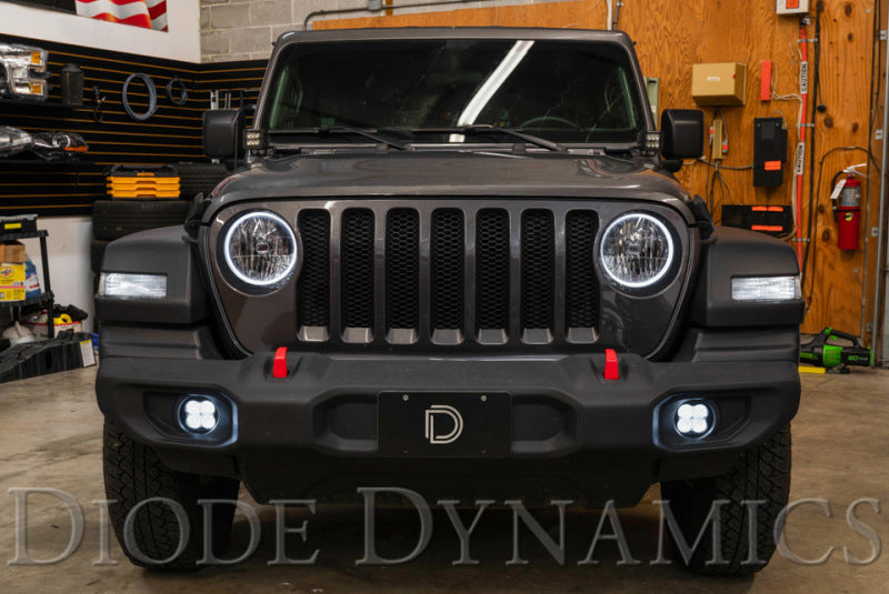 Diode Dynamics SS3 Type MS LED Fog Light Kit Pro - Yellow SAE Fog