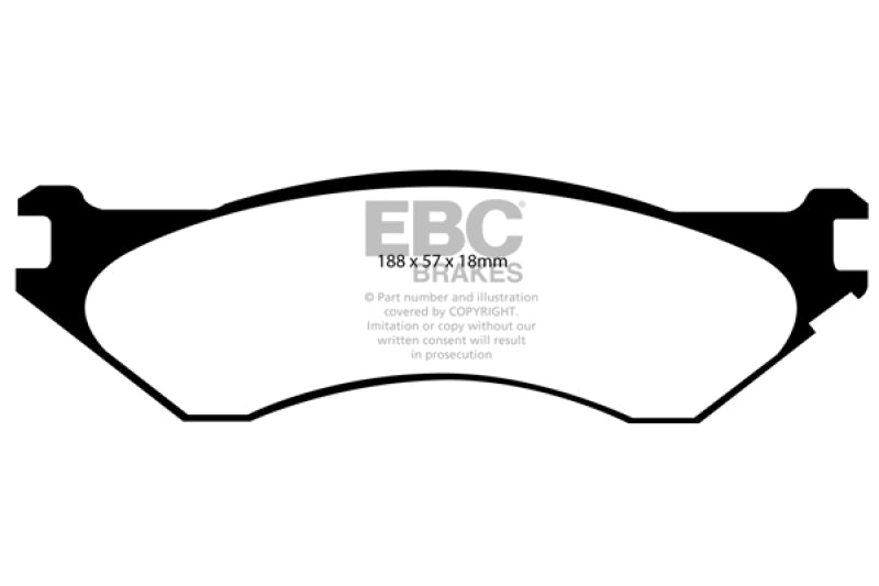 EBC 06-11 Dodge Ram 1500 Mega Cab 2WD Extra Duty Rear Brake Pads