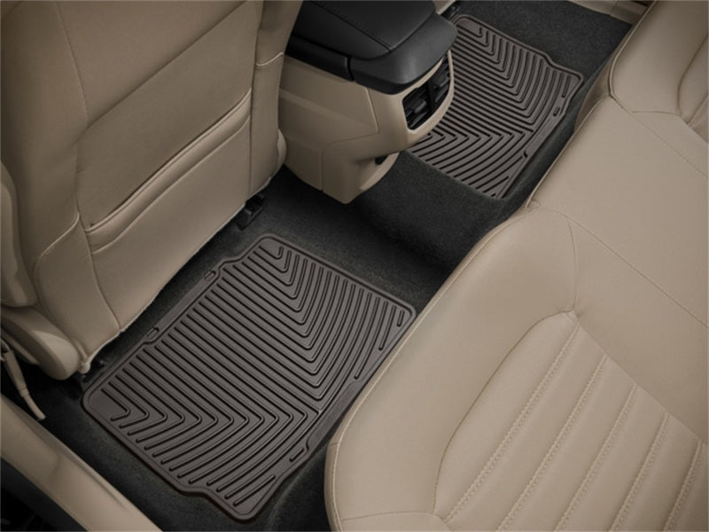 WeatherTech 2013+ Ford Fusion Rear Rubber Mats - Cocoa