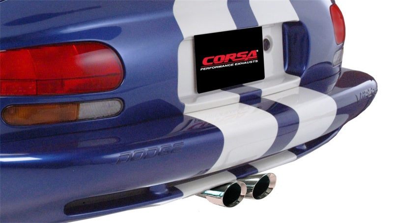 Corsa 1996-2002 Dodge Viper GTS 8.0L V10 Polished Sport Cat-Back Exhaust w/ 2.5in Inlet