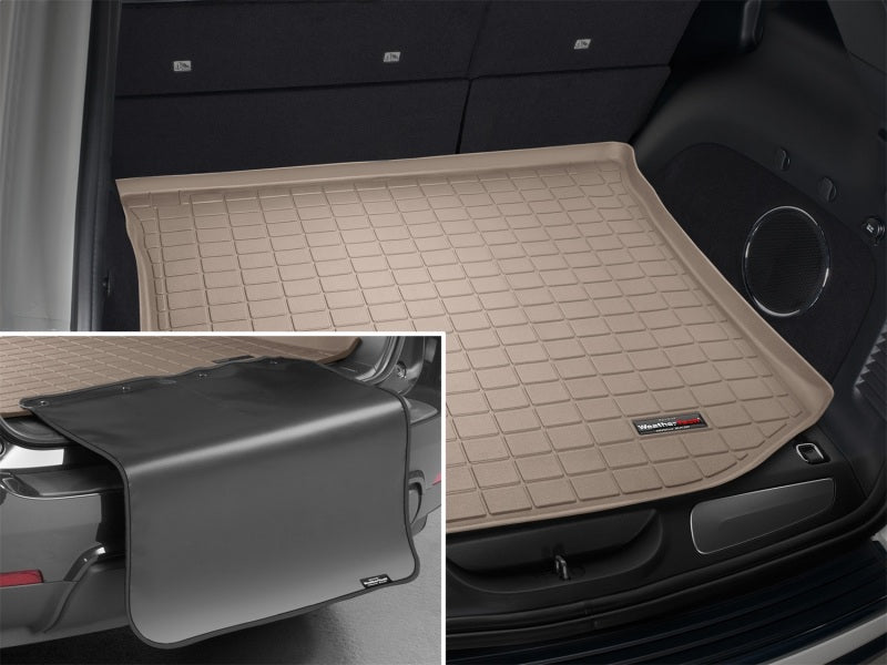 WeatherTech 11+ Jeep Grand Cherokee Cargo Liner w/ Bumper Protector - Tan