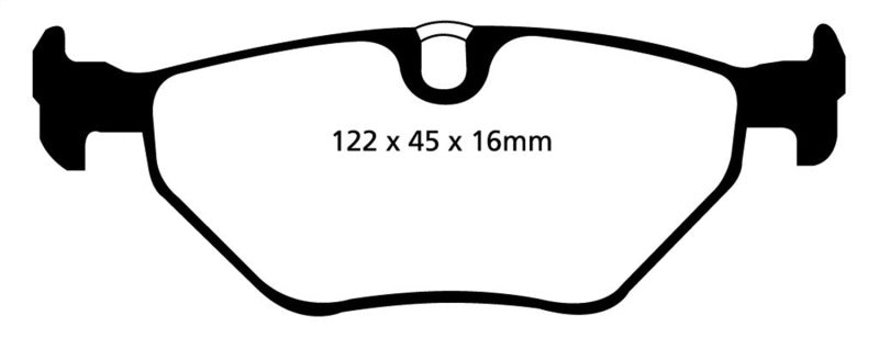 EBC 01-03 BMW 525i 2.5 (E39) Yellowstuff Rear Brake Pads