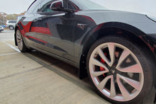 Load image into Gallery viewer, Rally Armor 17-23 Tesla Model 3 Black UR Mud Flap w/White Logo