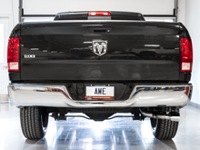 Load image into Gallery viewer, AWE Tuning 09-18 RAM 1500 5.7L (w/Cutouts) 0FG Dual Rear Exit Cat-Back Exhaust - Chrome Silver Tips