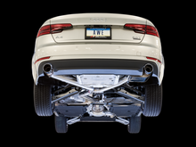 Load image into Gallery viewer, AWE Tuning Audi B9 A4 SwitchPath Exhaust Dual Outlet - Chrome Silver Tips (Includes DP and Remote)