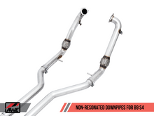 Load image into Gallery viewer, AWE Tuning Audi B9 S4 SwitchPath Exhaust - Non-Resonated (Silver 102mm Tips)