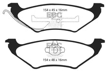 Load image into Gallery viewer, EBC 90-94 Ford Crown Victoria Redstuff Rear Brake Pads