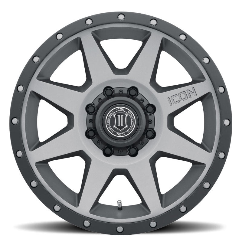 ICON Rebound 20x9 8x180 12mm Offset 5.5in BS Titanium Wheel