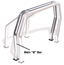 Load image into Gallery viewer, Go Rhino RHINO Bed Bar - Rear Main B bar - Chrome