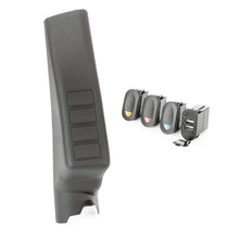 Load image into Gallery viewer, Rugged Ridge A-Pillar Pod Kit 3 Switch USB 11-18 JK/JKU