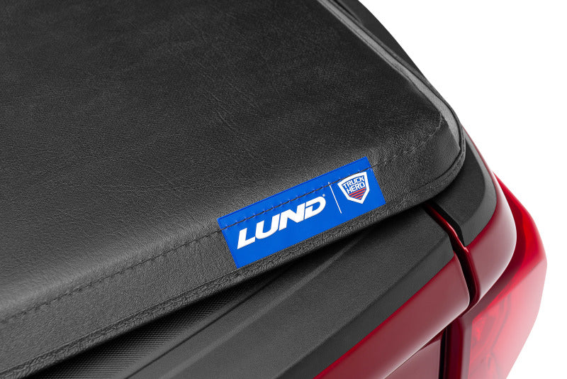 Lund 93-11 Ford Ranger Styleside (6ft. Bed) Hard Fold Tonneau Cover - Black