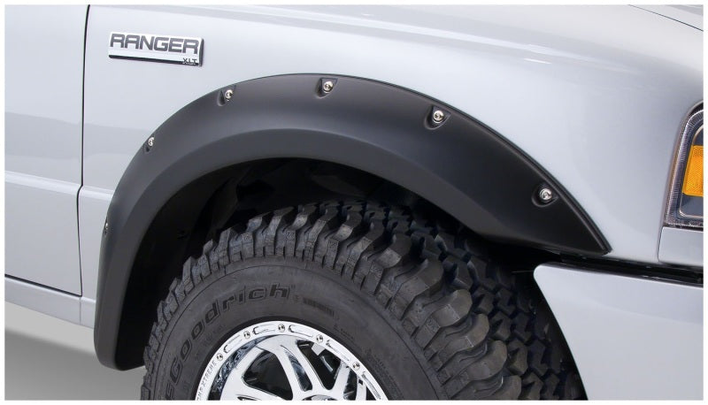 Bushwacker 93-11 Ford Ranger Pocket Style Flares 2pc - Black