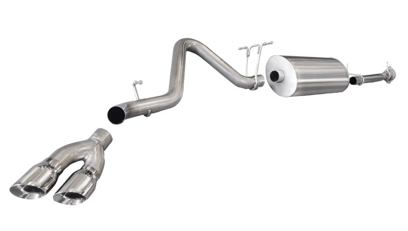 Corsa 2011-2013 Chevrolet SilveradoCrew Cab/Std. Bed 2500 6.0L V8 Polished Sport Cat-Back Exhaust