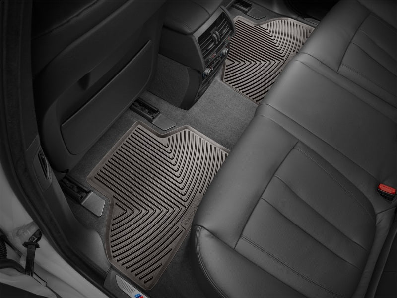 WeatherTech 2014-2015 BMW X5 Rear Rubber Mats - Cocoa