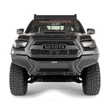 Load image into Gallery viewer, Go Rhino 16-21 Tacoma Element Front Bumper w/ Power Actuated Hide-away Light Bar Mount Tex Black