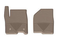 Load image into Gallery viewer, WeatherTech 2019+ Chevrolet Silverado 1500 Crew Cab Front Rubber Mats - Tan